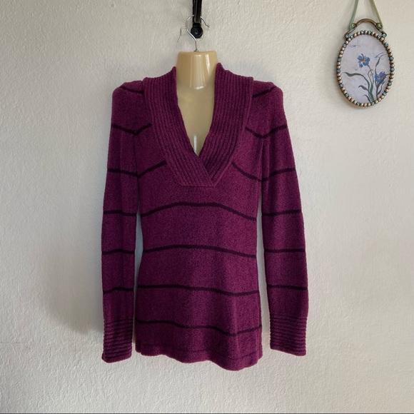 Exofficio Shawl Collar Wool Blend Pullover Sweater - Picture 1 of 10